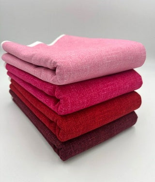 Grain of Color 8 Fat Quarter  Bundle Red