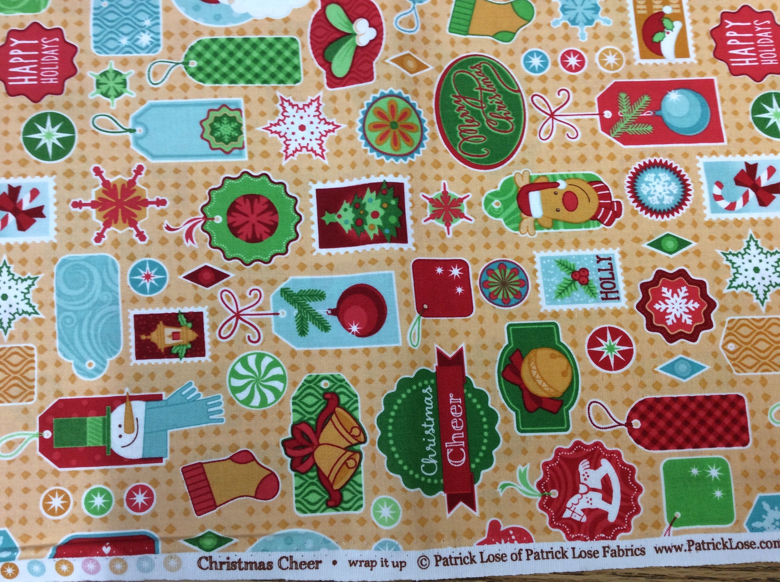 Patrick Lose Fabrics Christmas Cheer CP62495