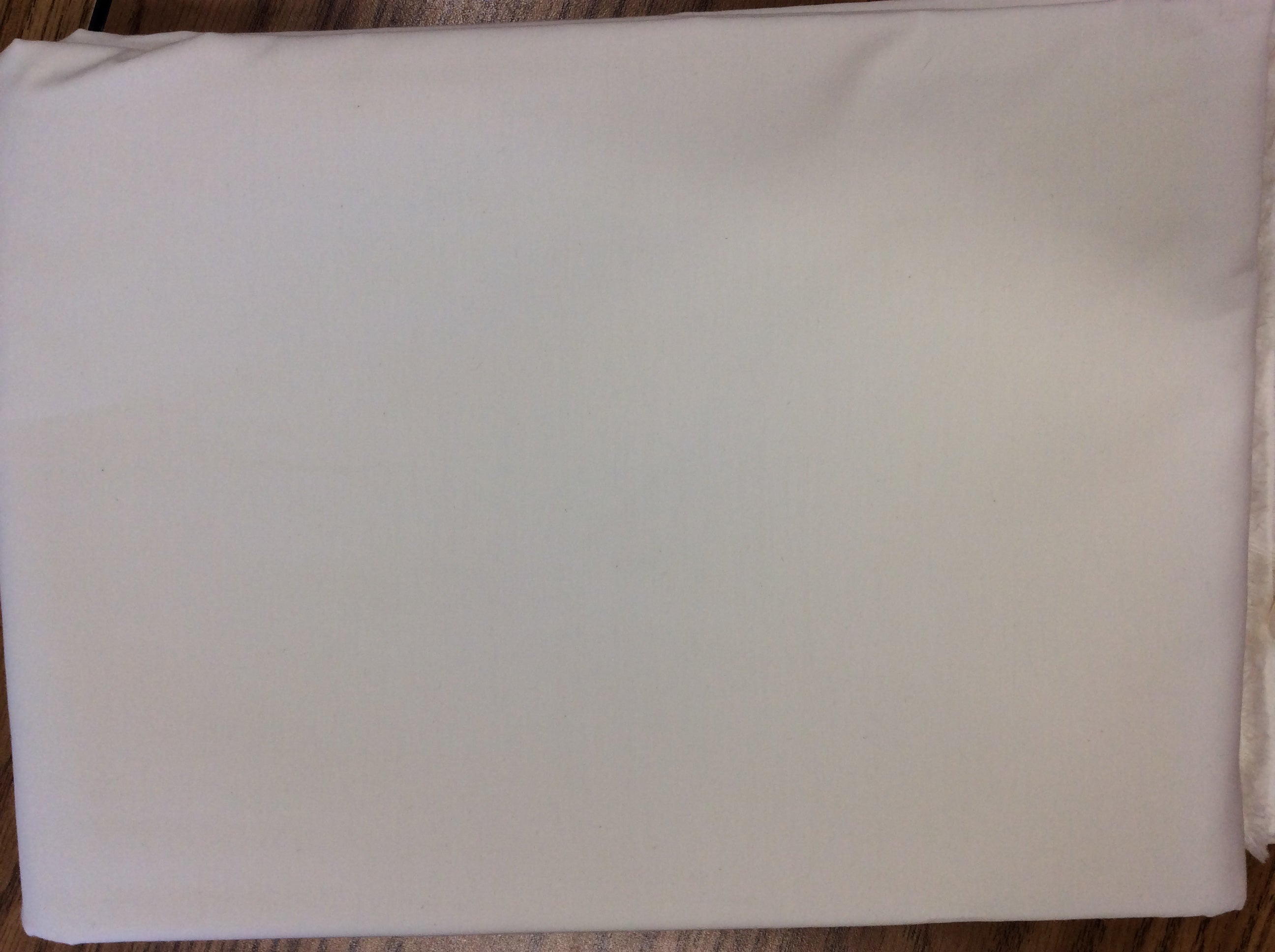 108" Cream Flat Fold