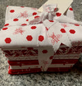 Choice Red and White Bees 12 Fat Quarter  Bundle
